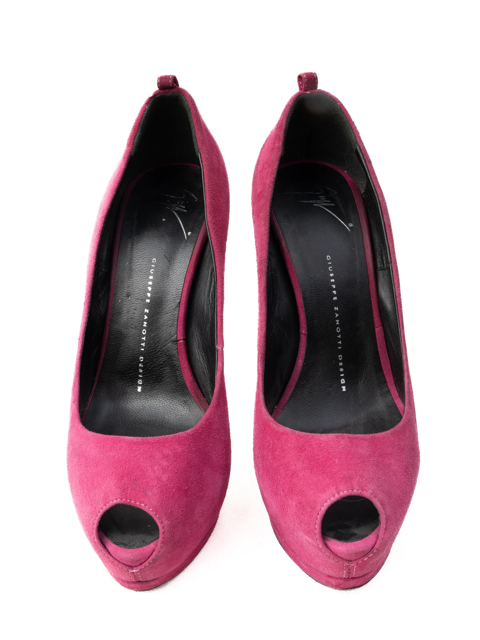 Giuseppe Zanotti Purple Leather High Heel Pumps — 2