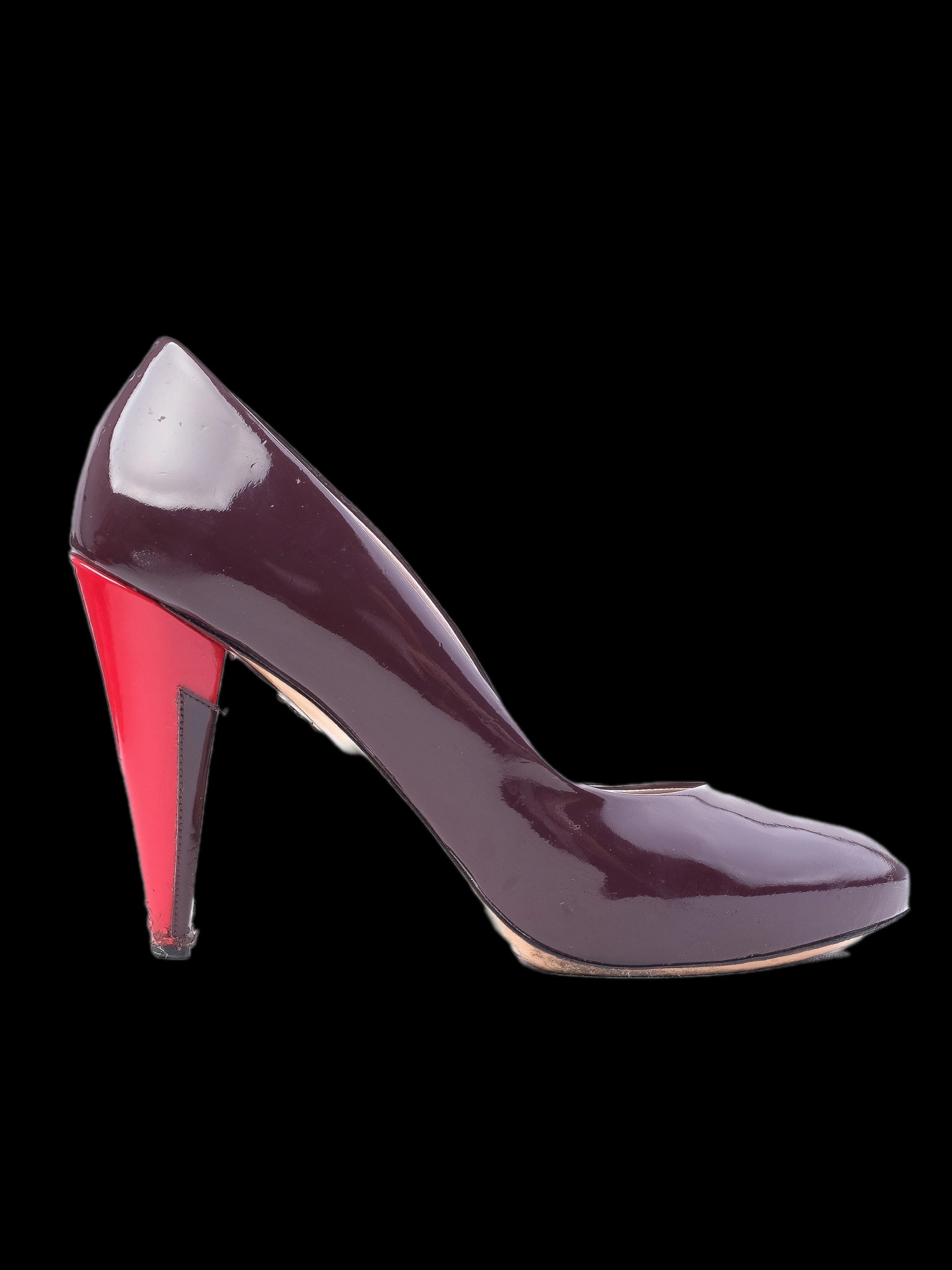 Versace Red Leather High Heel Pumps — 1