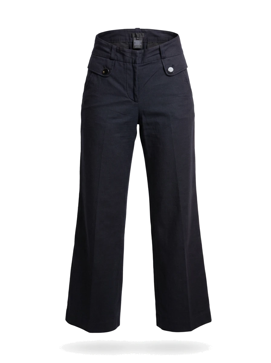 Paul Smith Black Cotton Casual Trousers — 1