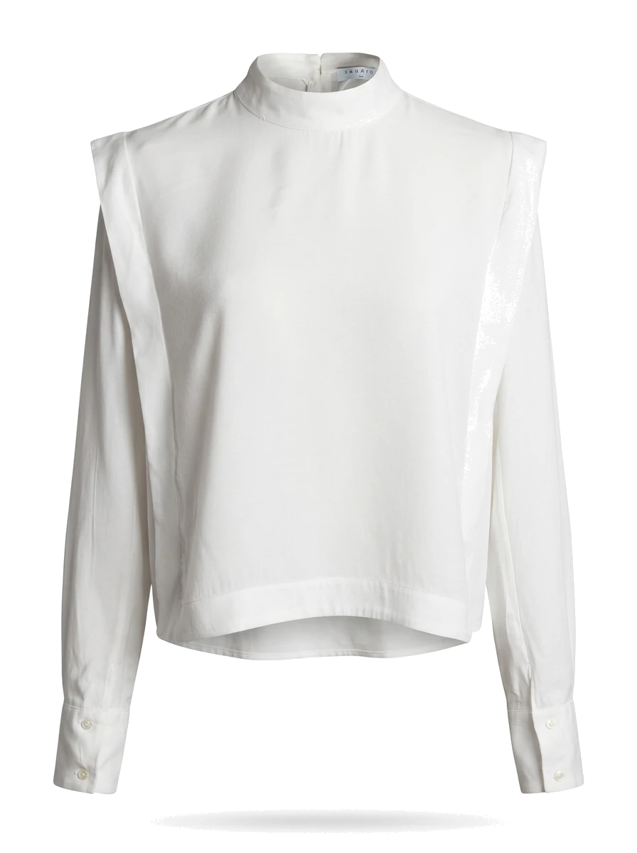 Sandro White Viscose Shirt — photo 1