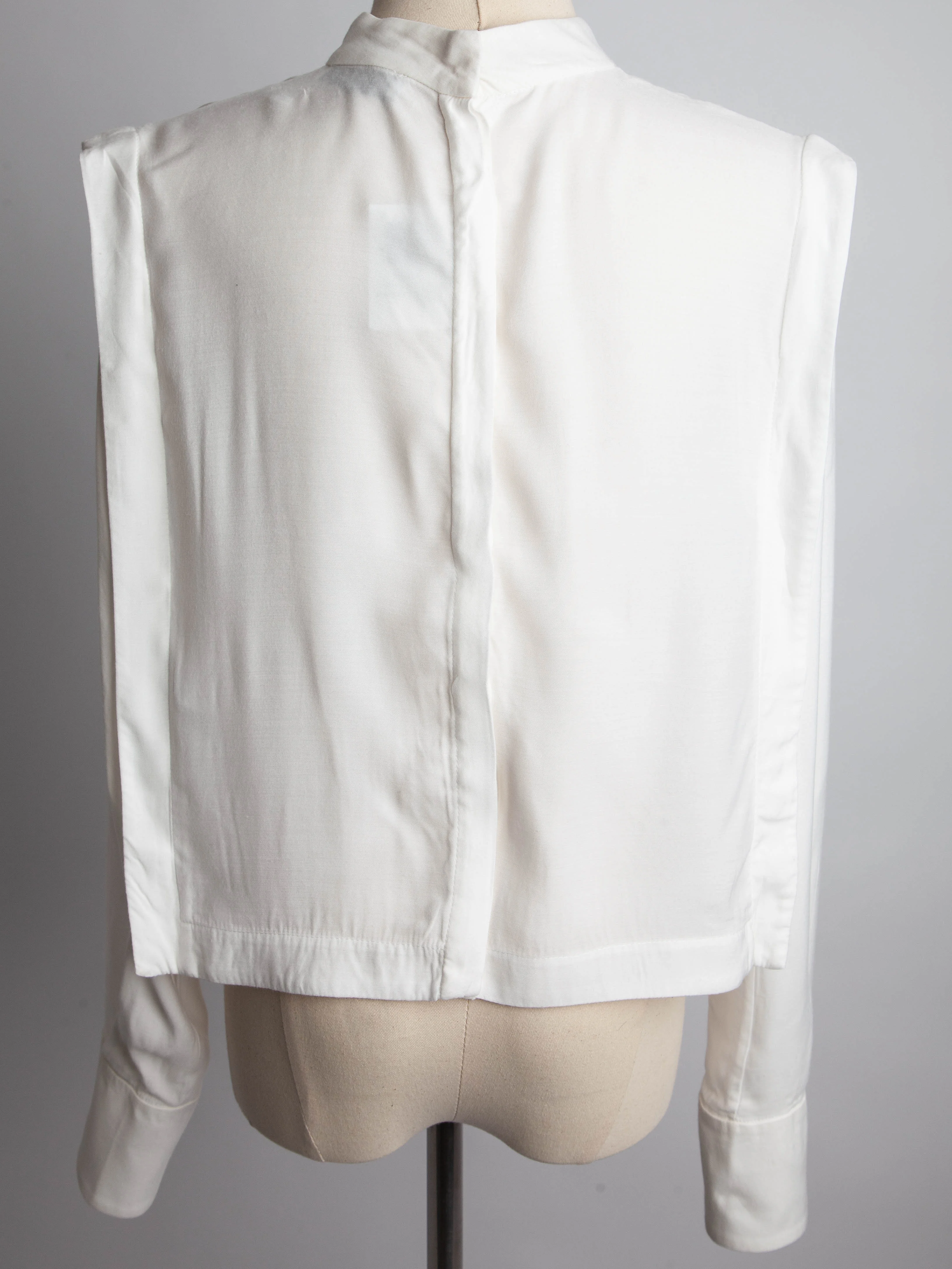 Sandro White Viscose Shirt — 2