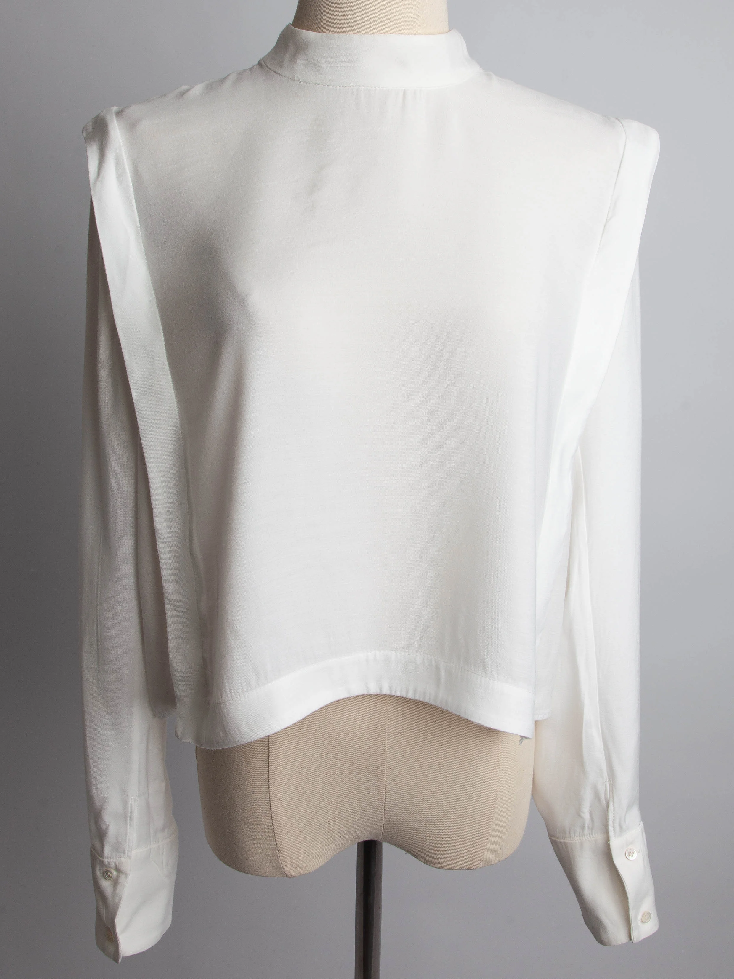 Sandro White Viscose Shirt — 3