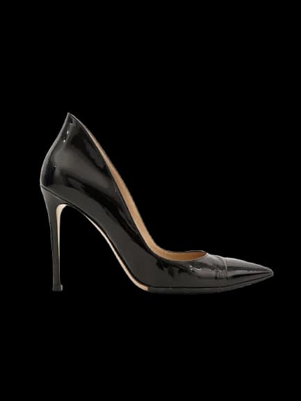 Gianvito Rossi Black Lacquer Pumps — photo 1