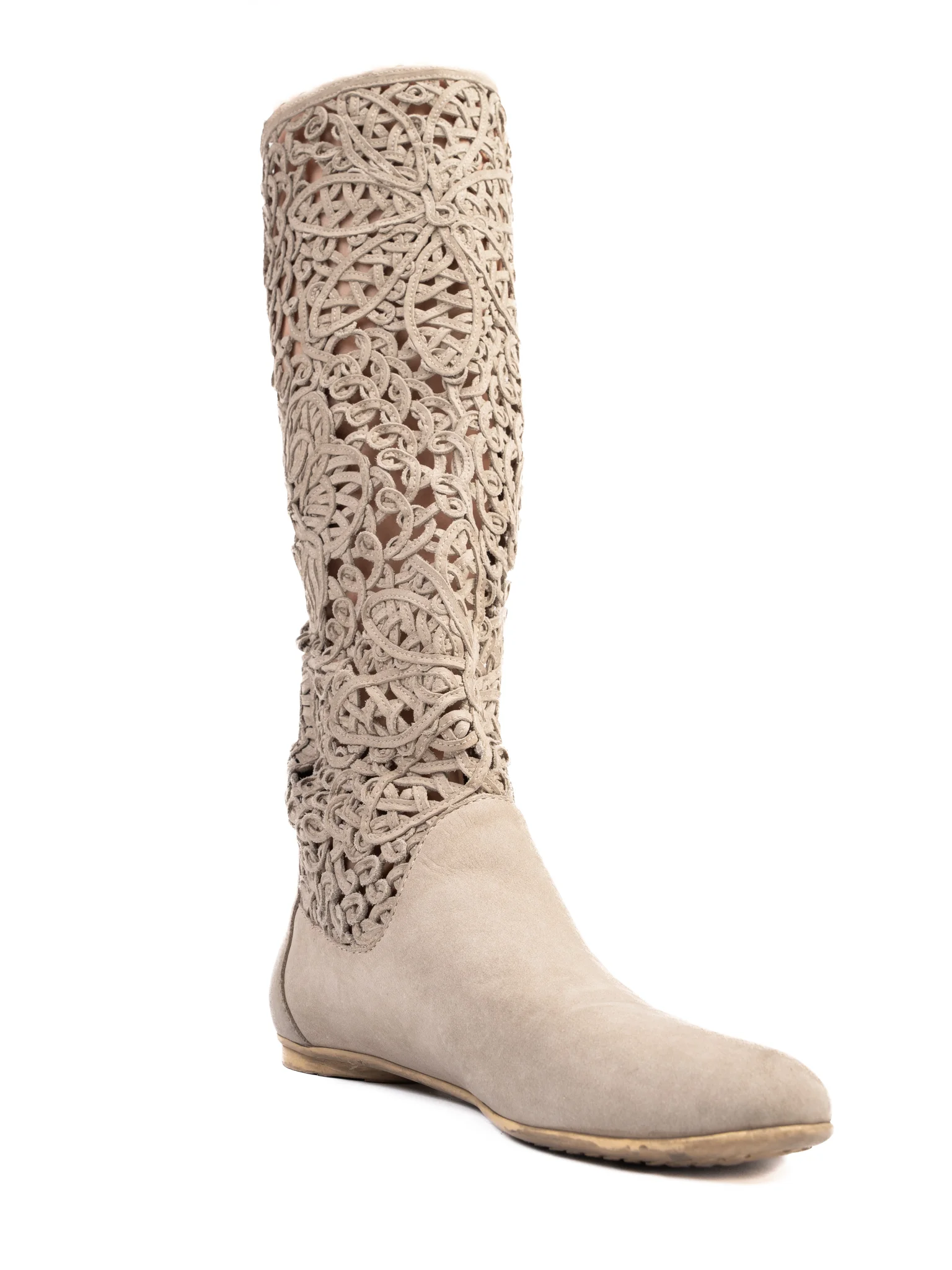 Greymer Gray Nubuck Boots — 3