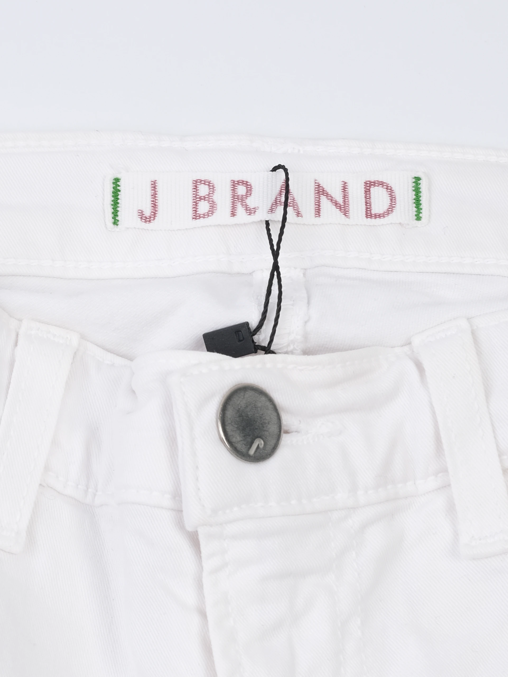 J Brand White Cotton Trousers — 3