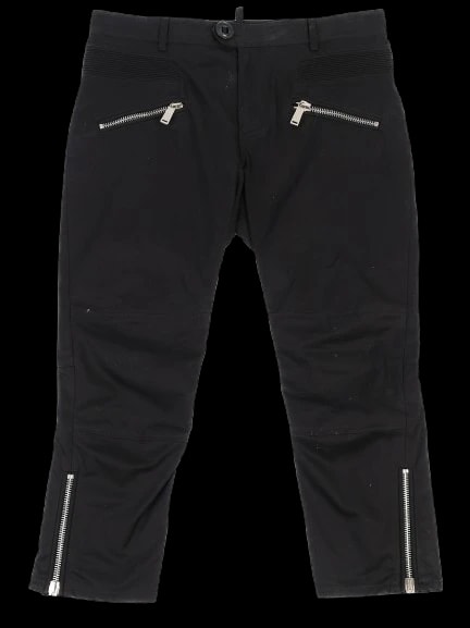 Dsquared2 Black Cotton Trousers — 1
