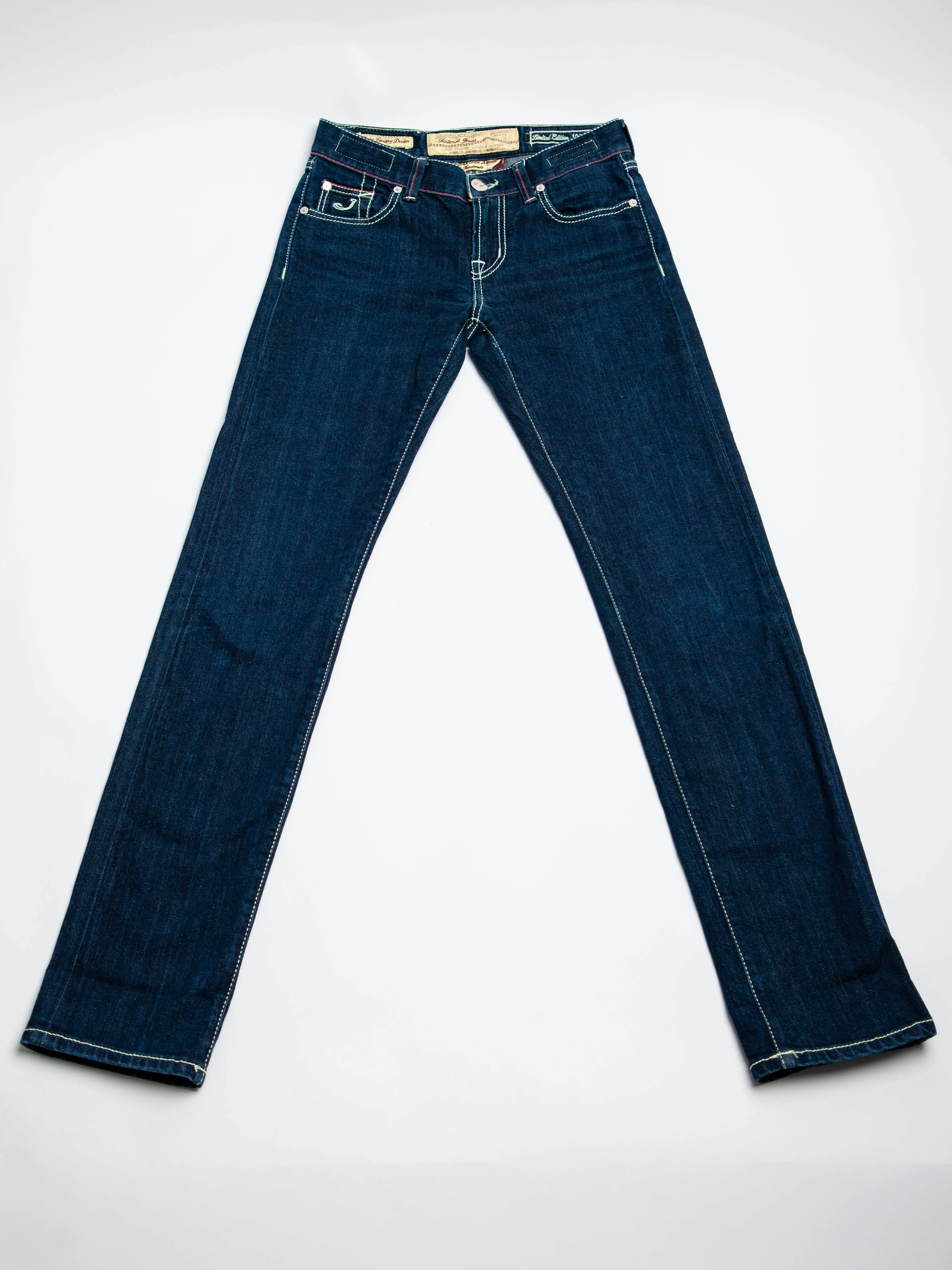 Jacob Cohen Jeans Blue Cotton Straight Jeans — 3