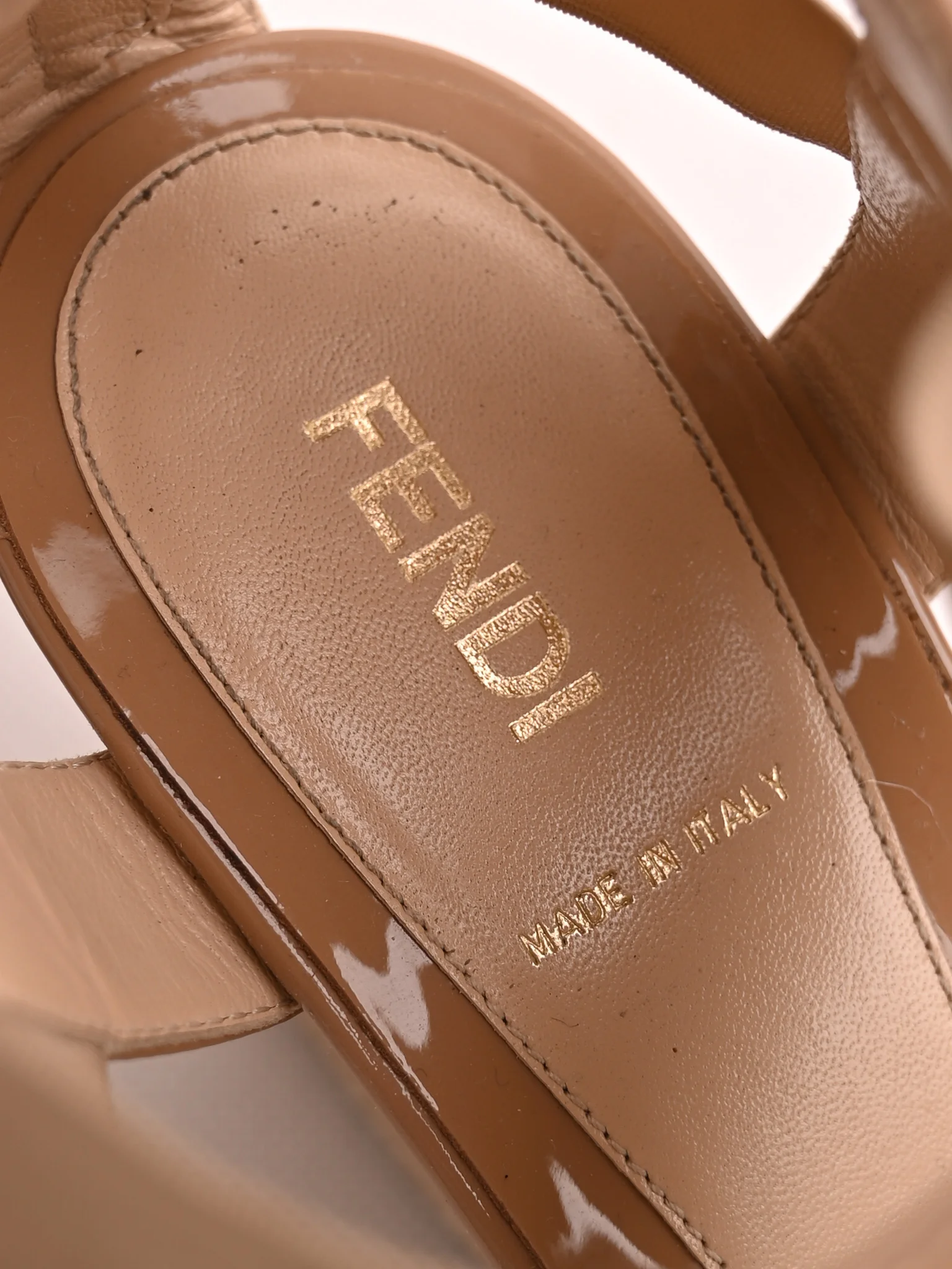 Fendi White Platform Sandals — 3