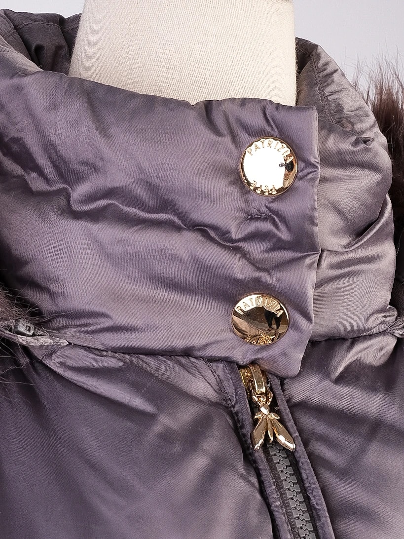 Patrizia Pepe Gray Polyester Puffer Jacket — 3