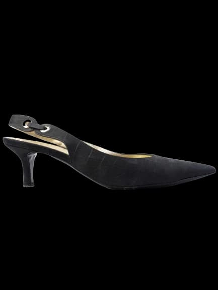 Escada Black Leather Sandals — photo 1