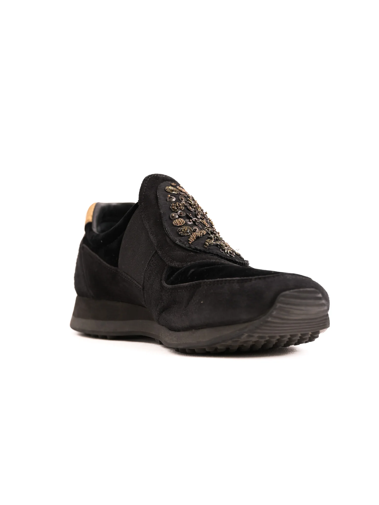 Car Shoe Black Leather Sneakers — 2