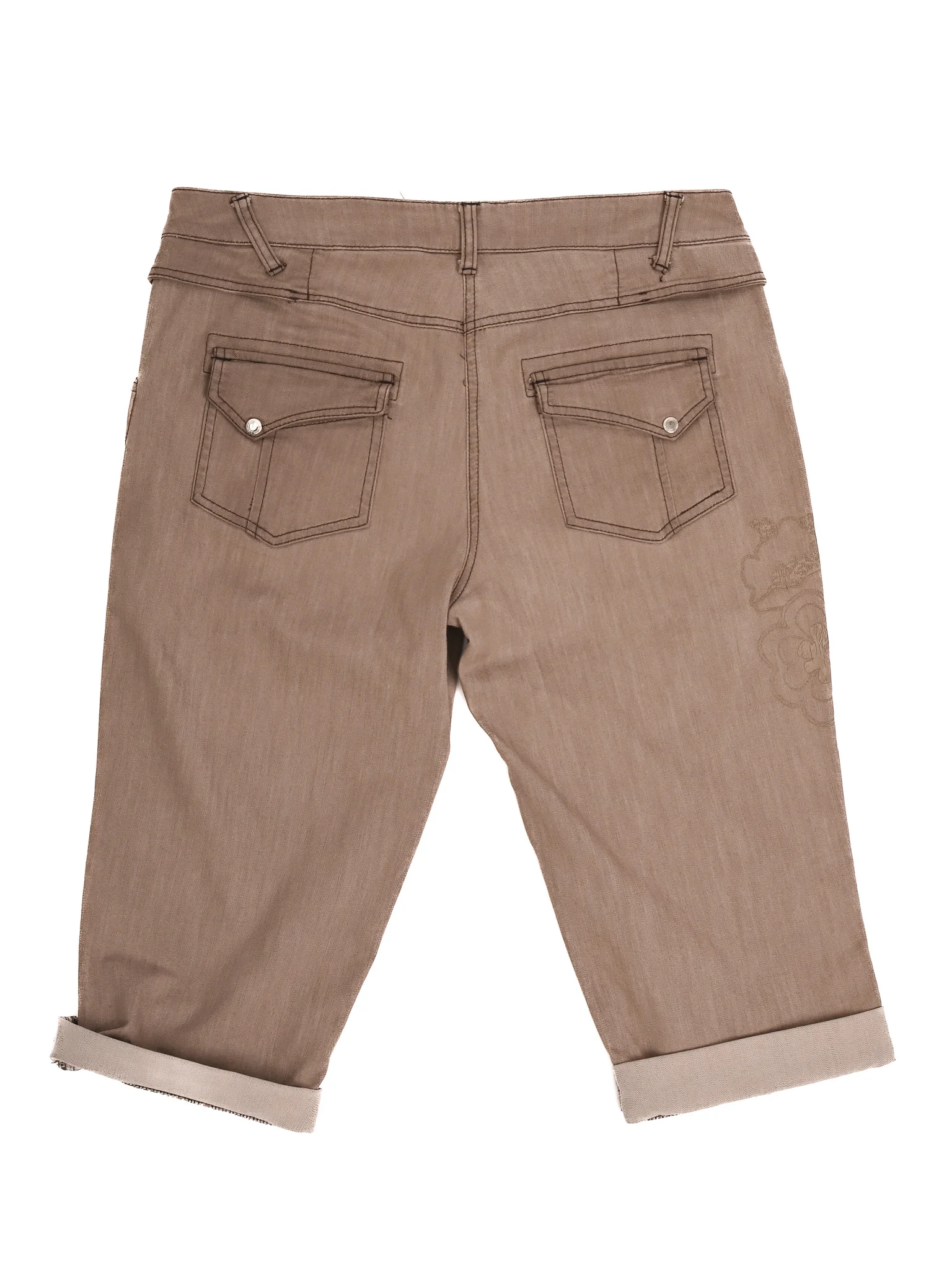 Trussardi Orange Cotton Casual Shorts — 3