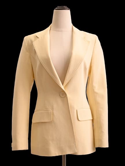 Karen Millen Yellow Cotton Blazer — photo 1