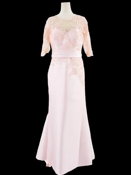 Pronovias Pink Polyester Evening Gown — photo 1