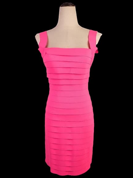 Sherri Hill Pink Polyester Cocktail Dress — photo 1