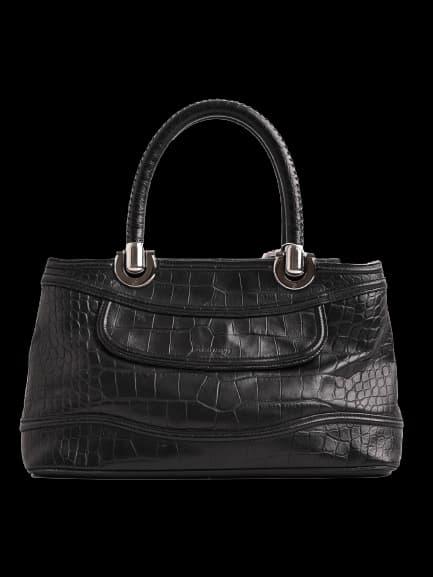 Giorgio Armani Black Leather Everyday Bag — photo 1