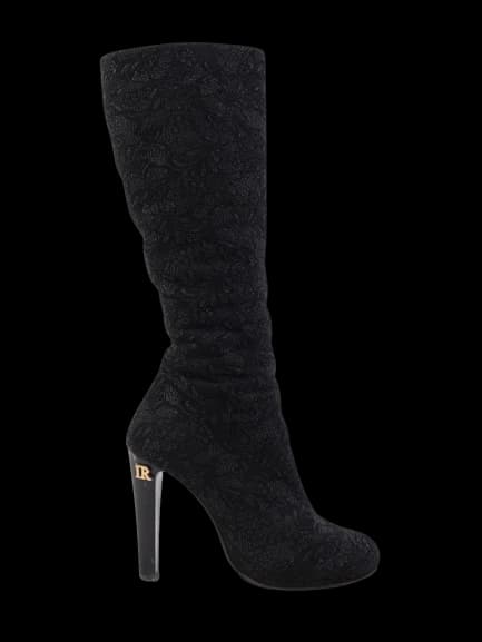 Renzoni Black Leather Boots — photo 1