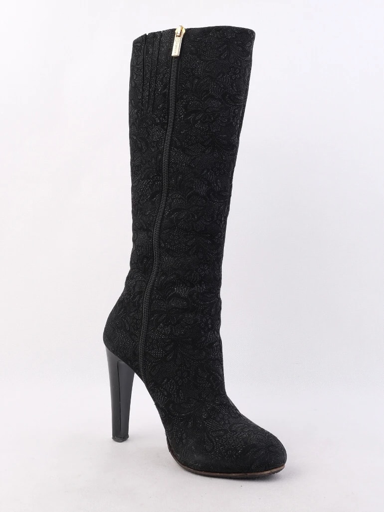 Renzoni Black Leather Boots — 2