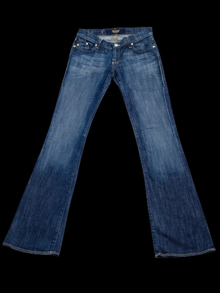 Rock &Republic Blue Cotton Flare Jeans — 1