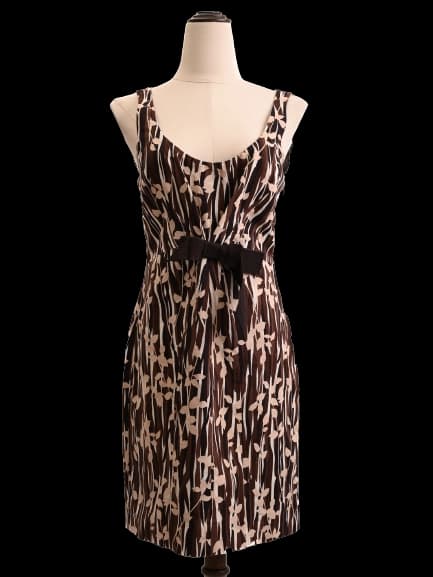 Moschino Orange Len Sleeveless Dress — photo 1