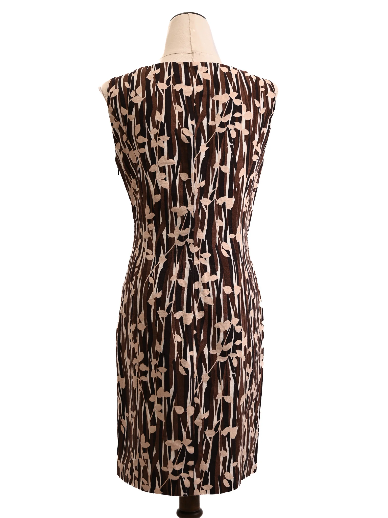 Moschino Orange Len Sleeveless Dress — 3