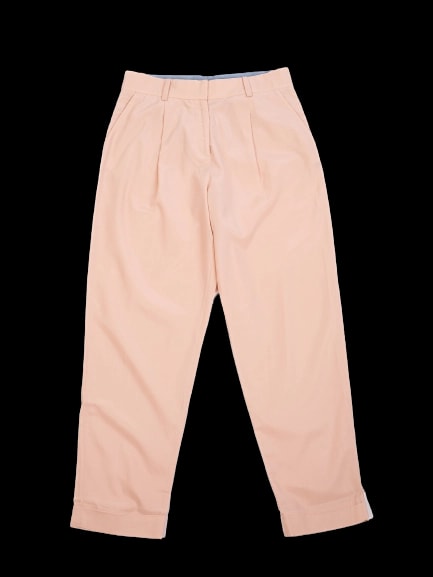 Cos White Polyester Casual Trousers — 1