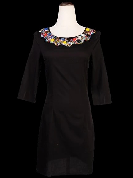 DKNY Black Cotton Evening — 1