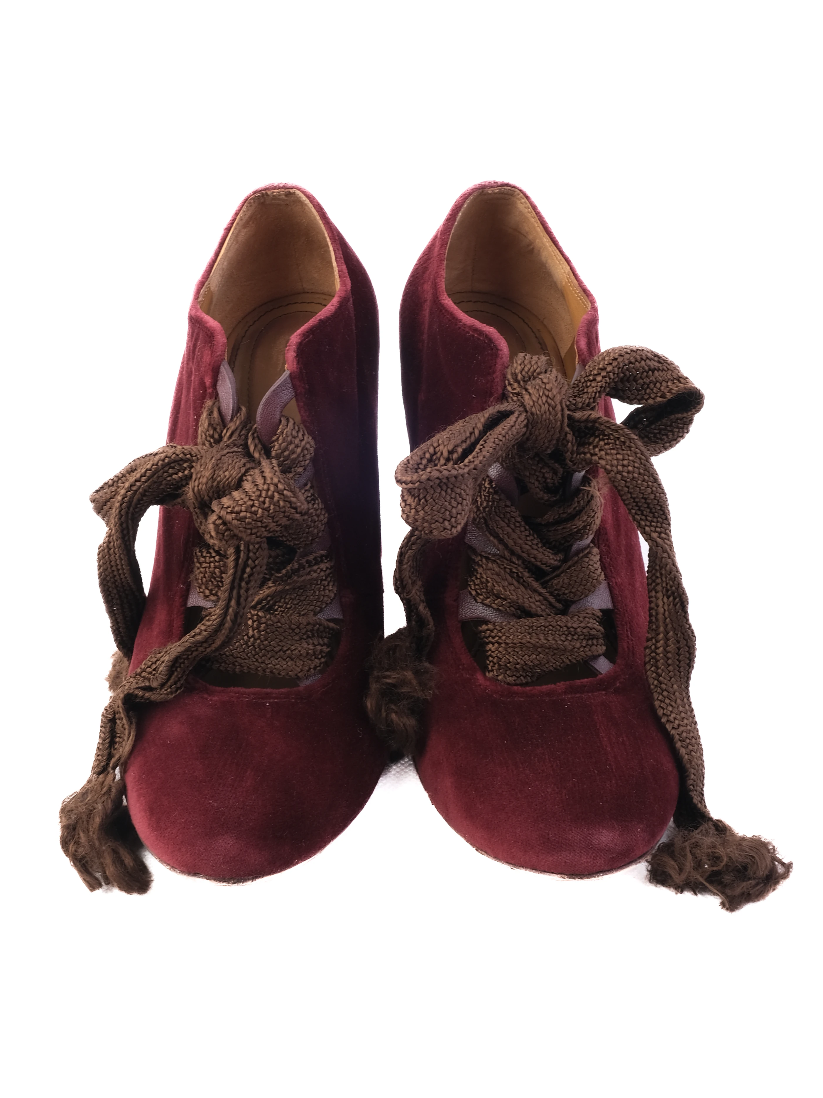 Chloe Red Genuine suede Boots — 3
