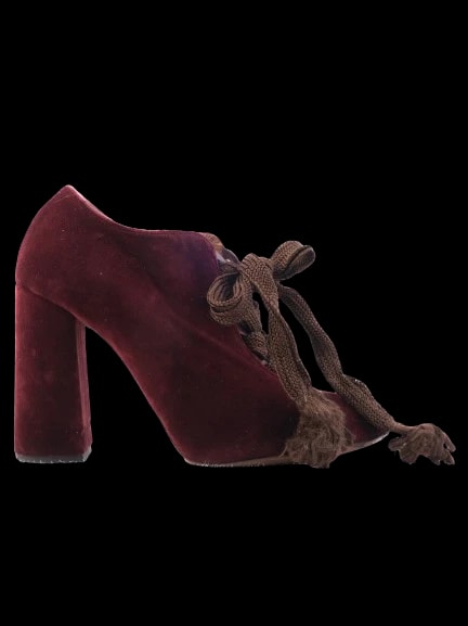 Chloe Red Genuine suede Boots — 1