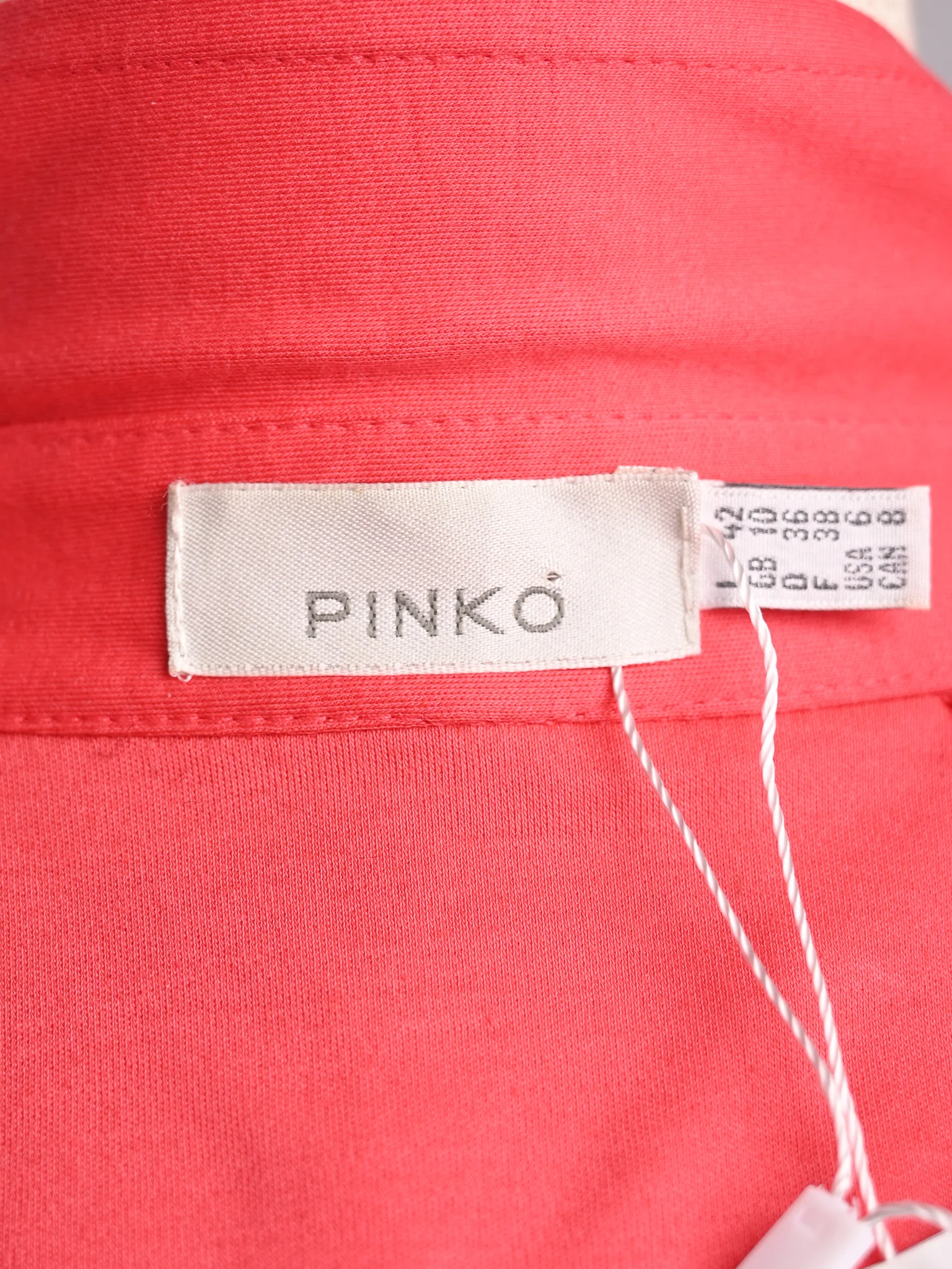Pinko Red Cotton Casual Dress — 3