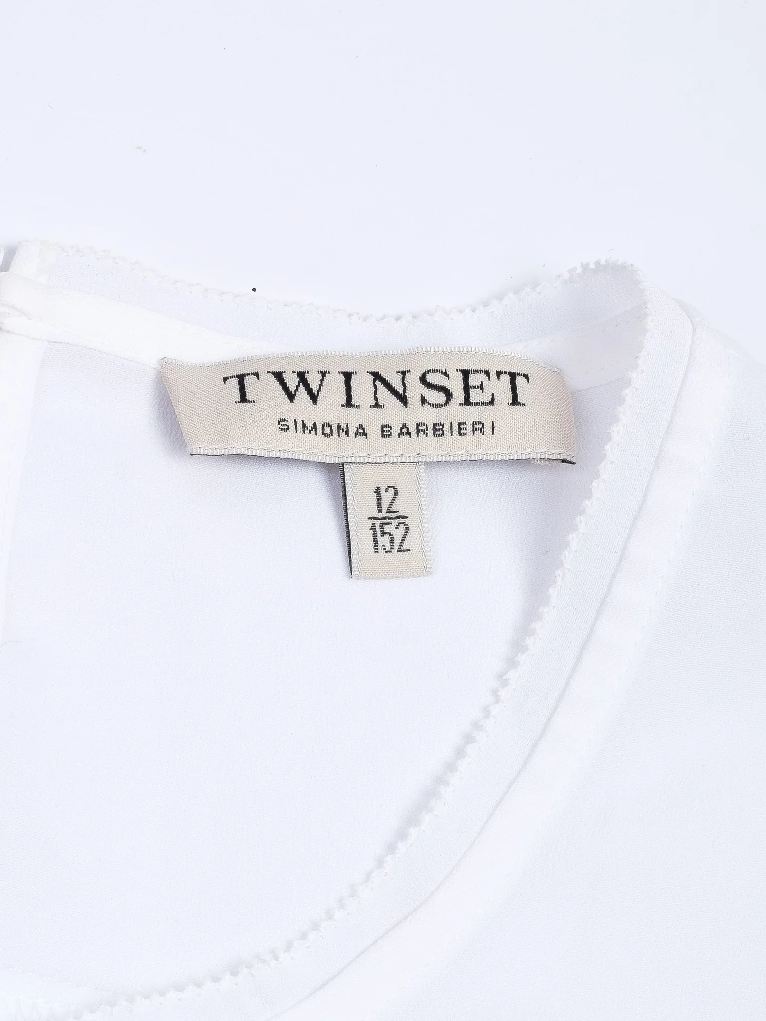 TWINSET White Cotton Top — 2