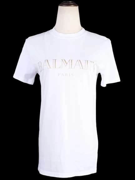 Balmain White Cotton T-Shirt — photo 1