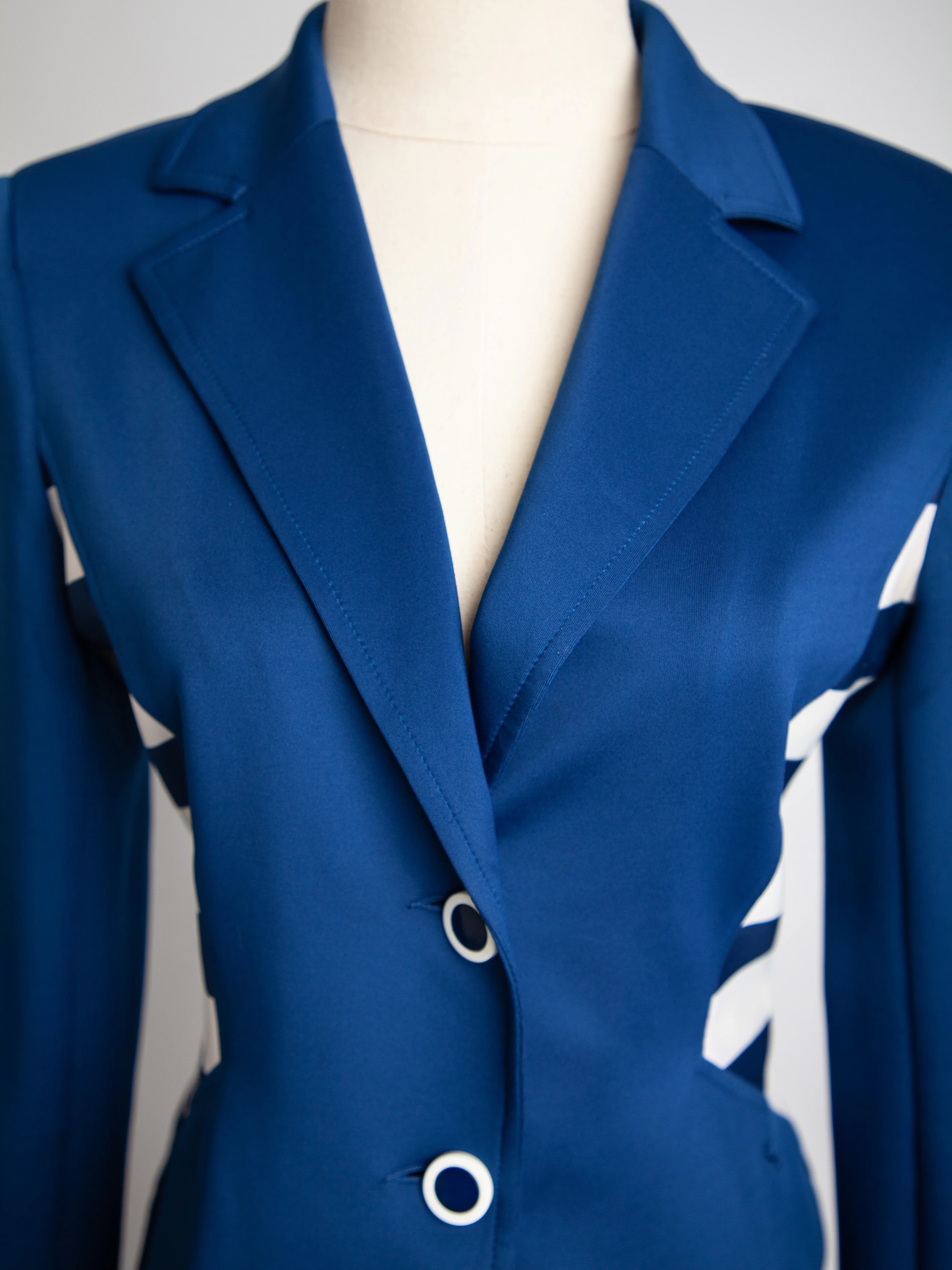 Cannella Blue Skirt Suit — 3