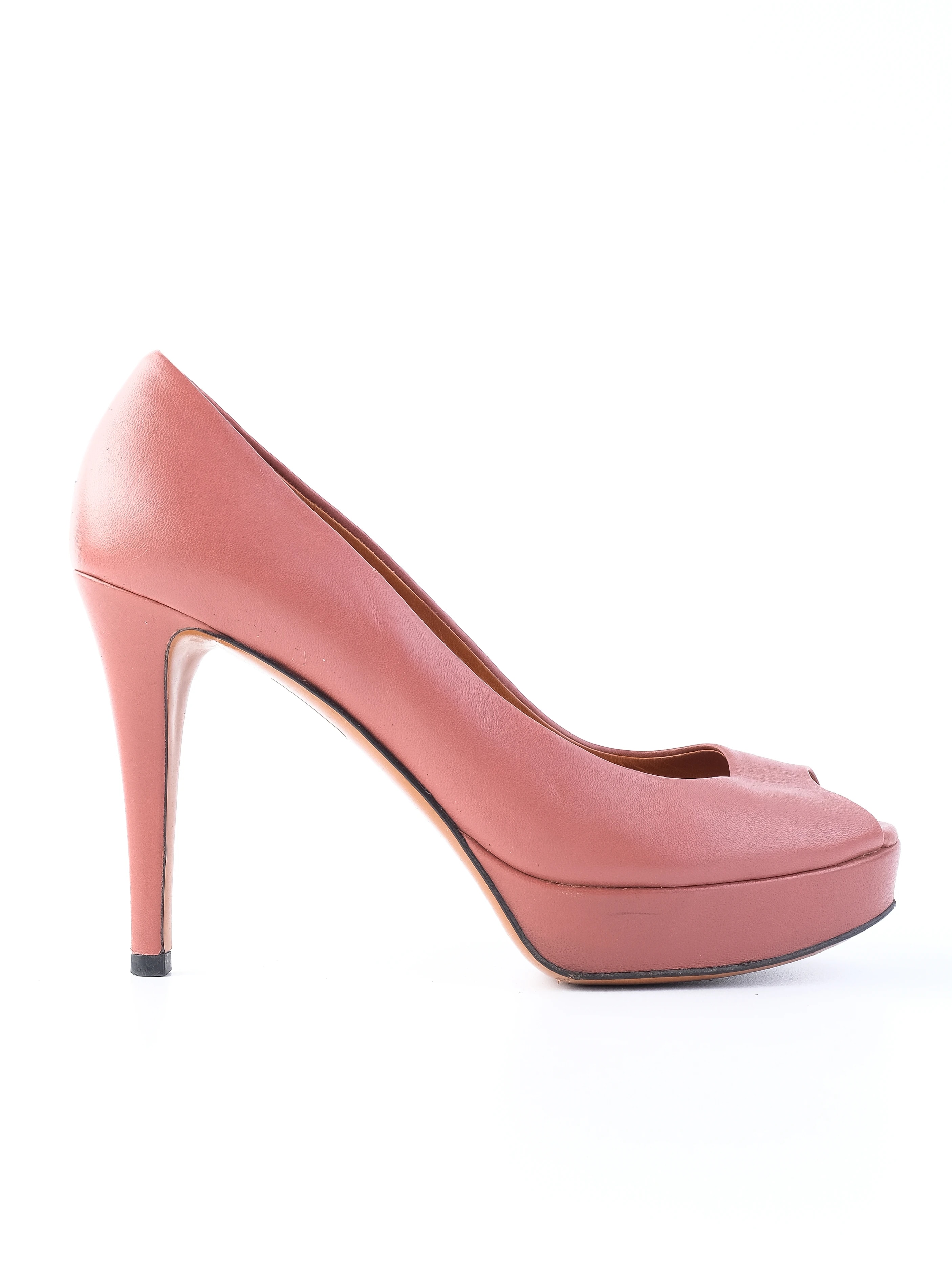 Gucci Pink Leather Pumps — 2