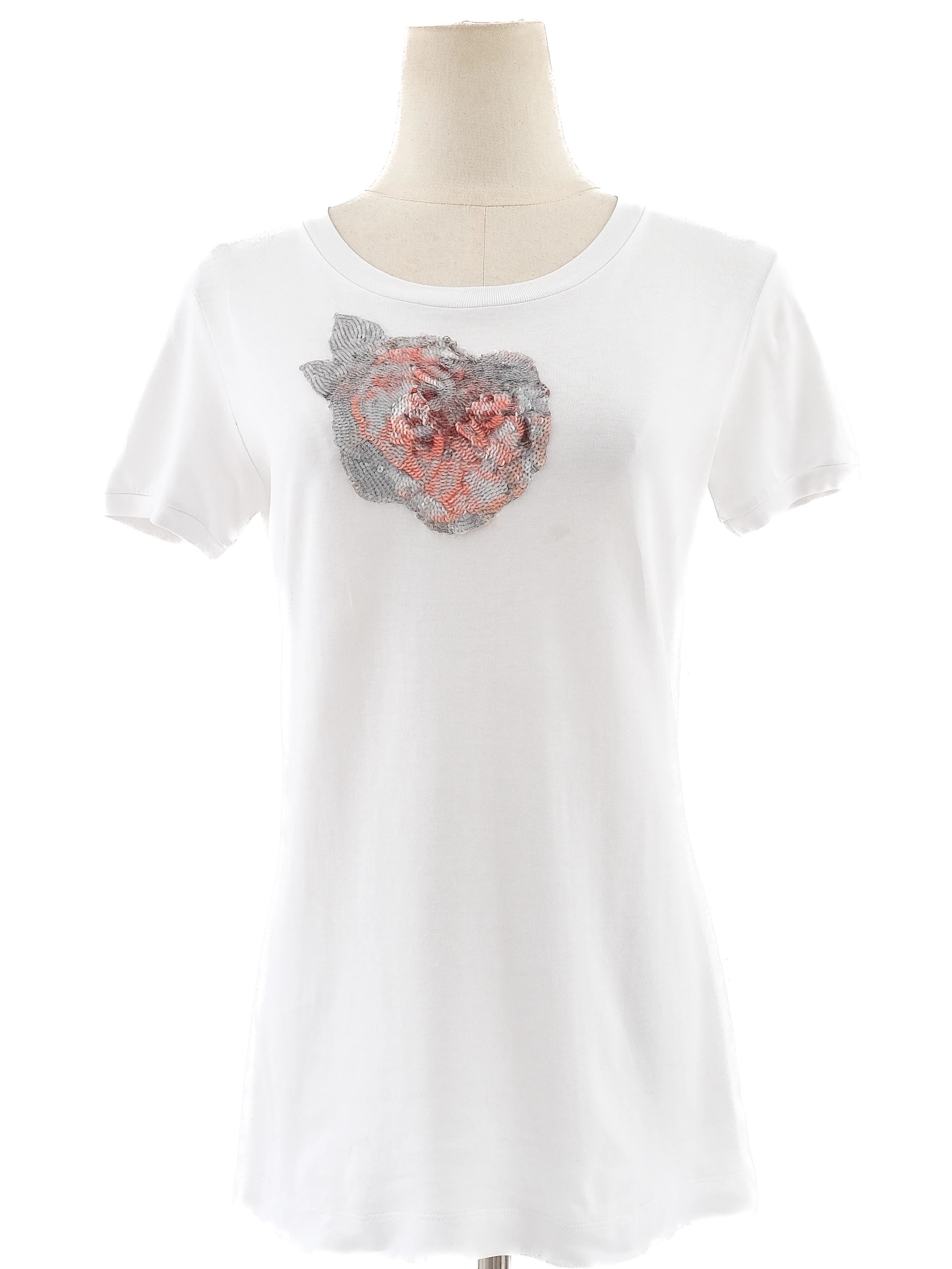 Dolce Gabbana White Cotton T-Shirt — 2