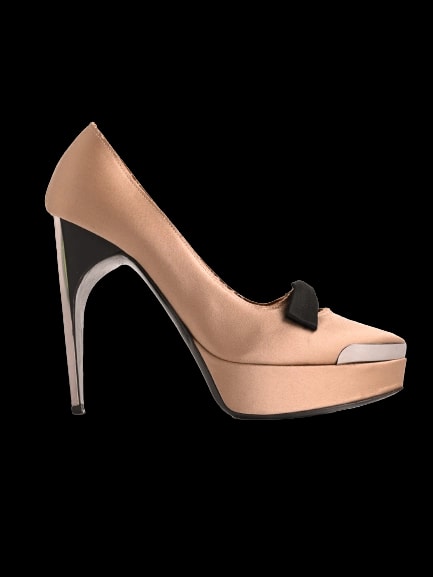 Lanvin White Leather High Heel Pumps — 1