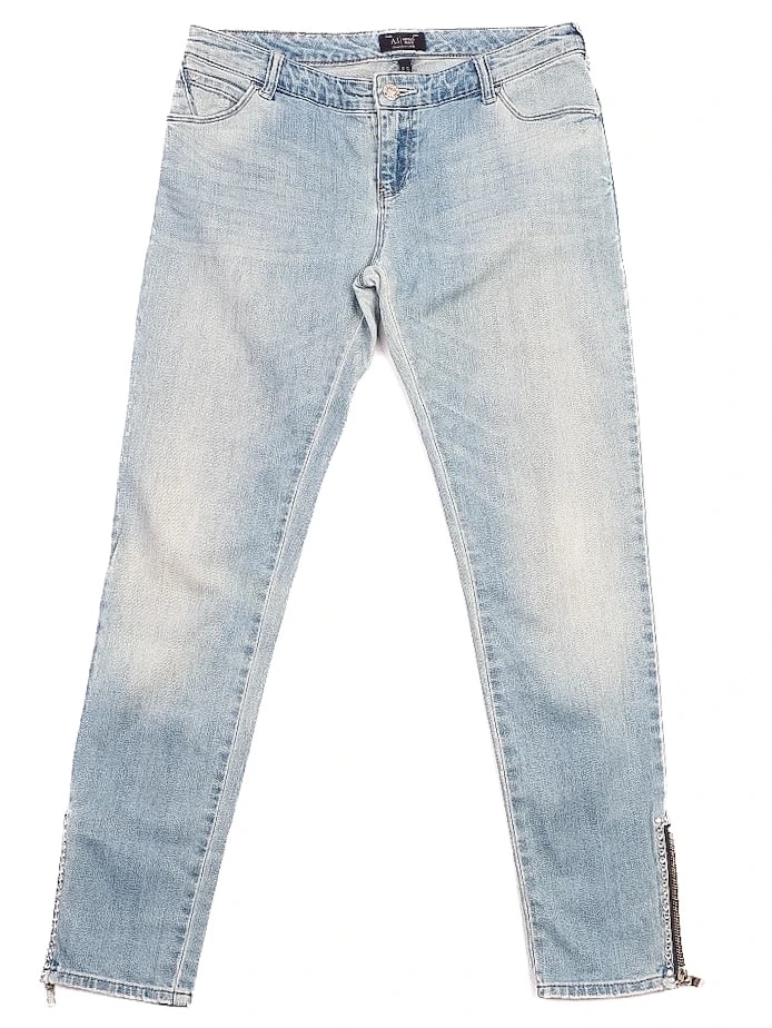 Armani Jeans Blue Cotton Skinny Jeans — 3