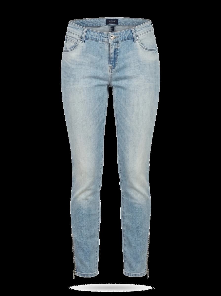 Armani Jeans Blue Cotton Skinny Jeans — photo 1