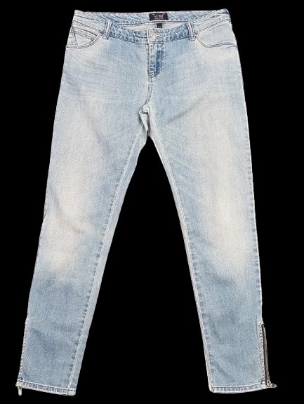 Armani Jeans Blue Cotton Skinny Jeans — 2