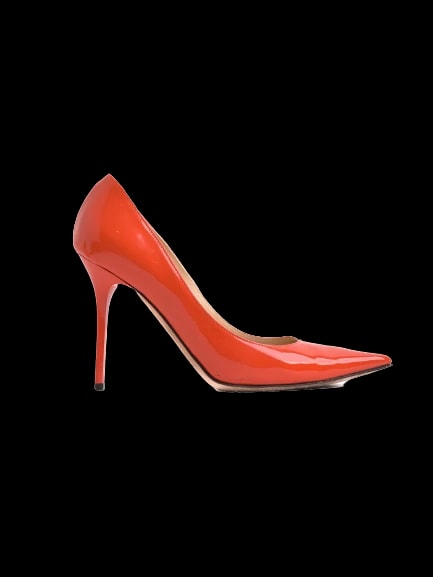 Jimmy Choo Red Leather Pumps — 1