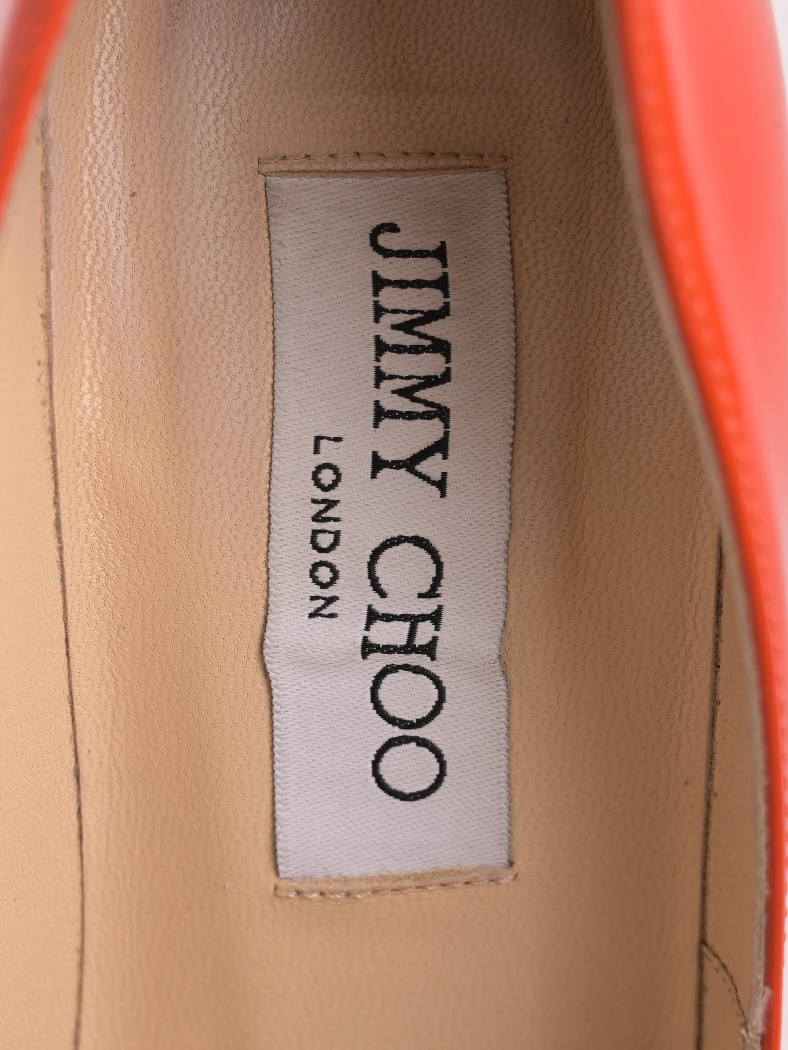 Jimmy Choo Red Leather Pumps — 3