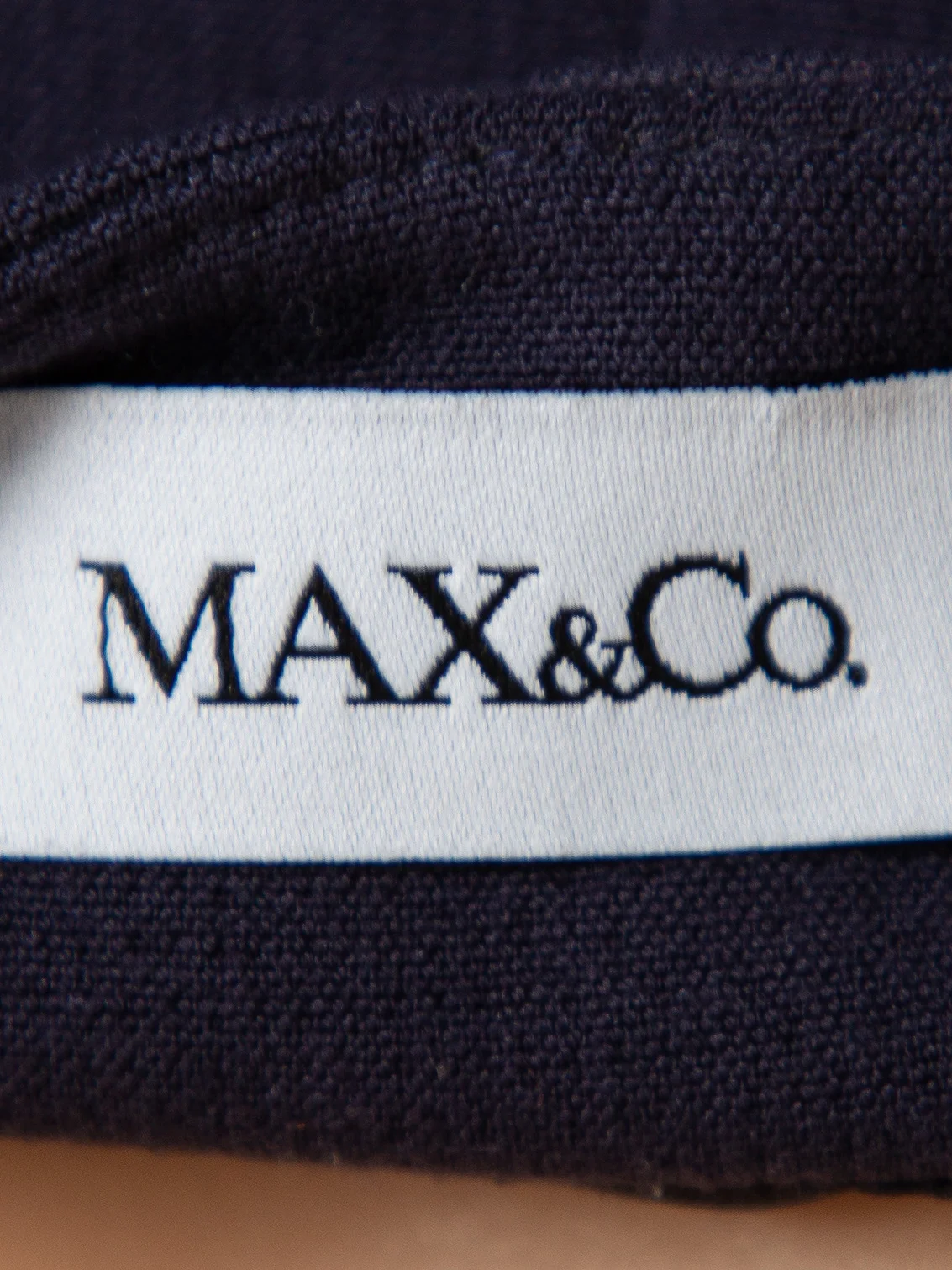 MaxCo Blue Polyester Pencil Skirt — 2