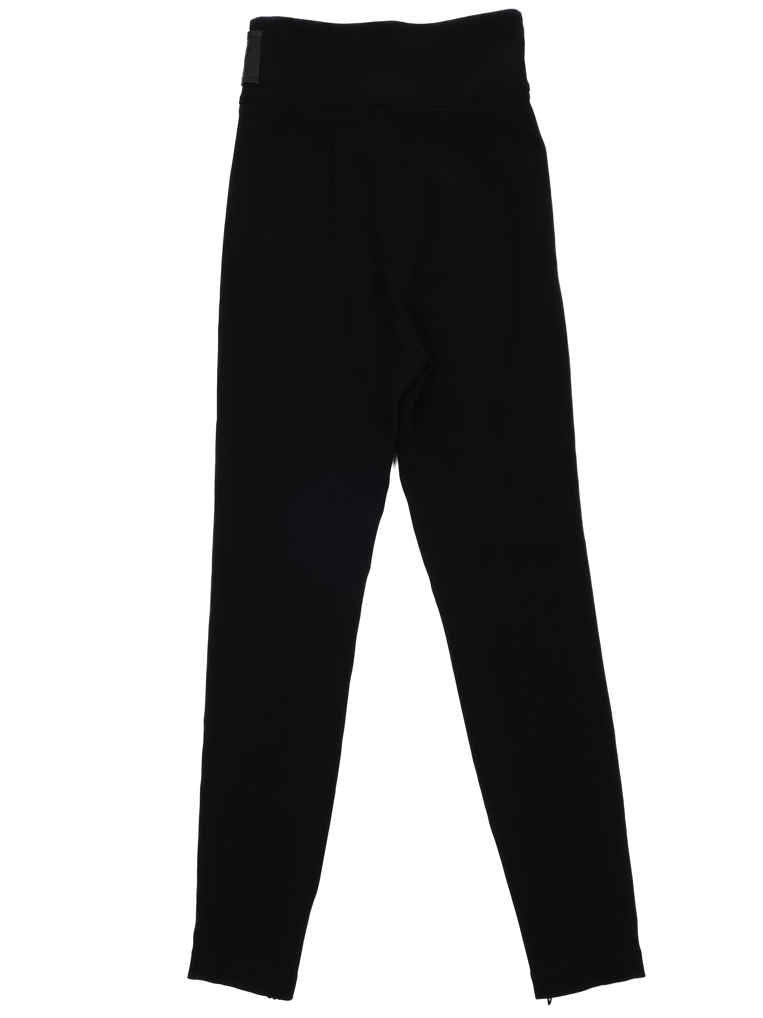 Elisabetta Franchi Black Viscose Trousers — 3
