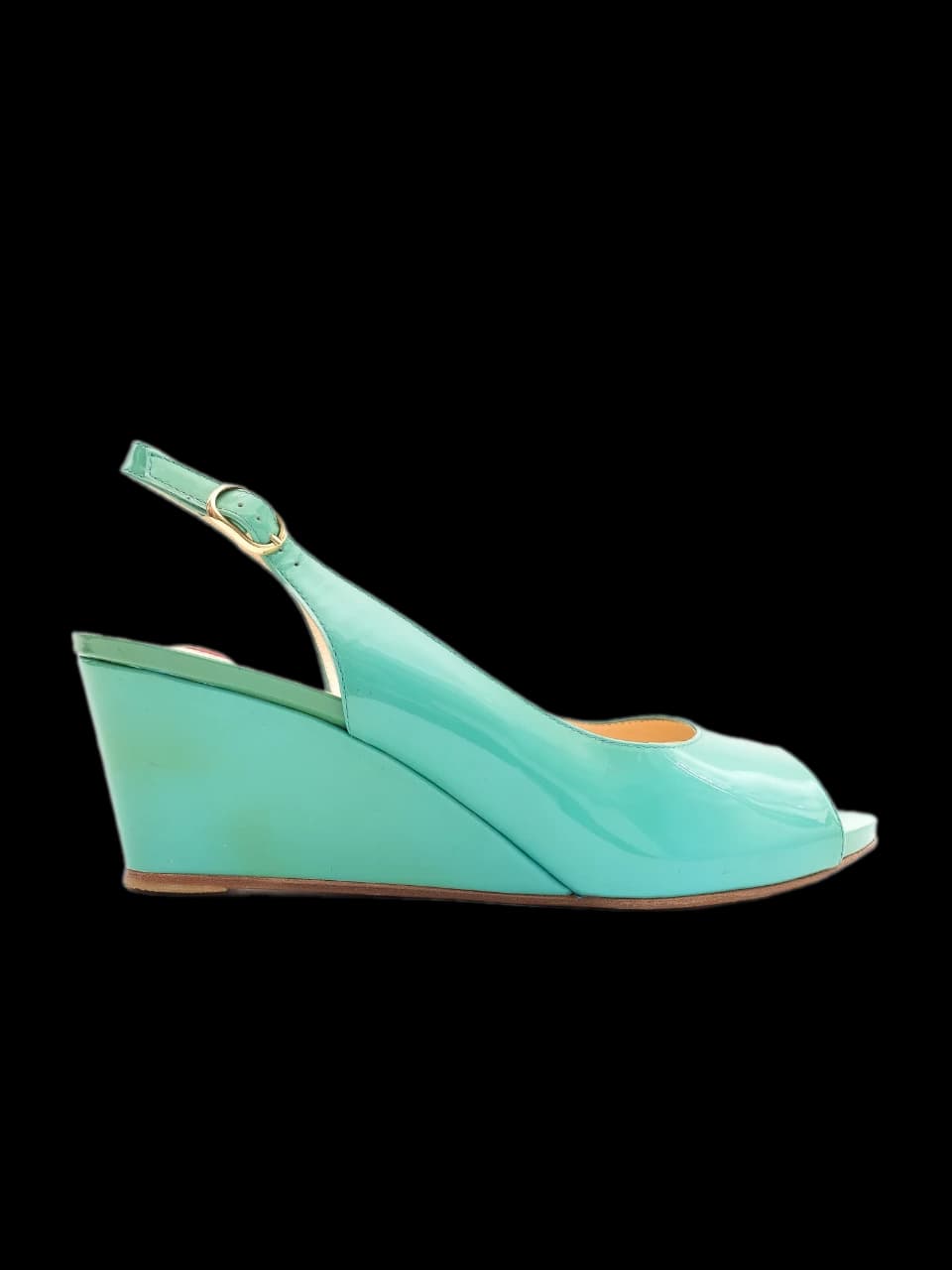 Ballin Blue Leather Mules — photo 1