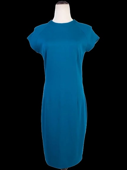 Stella McCartney Blue Viscose Cocktail Dress — 1