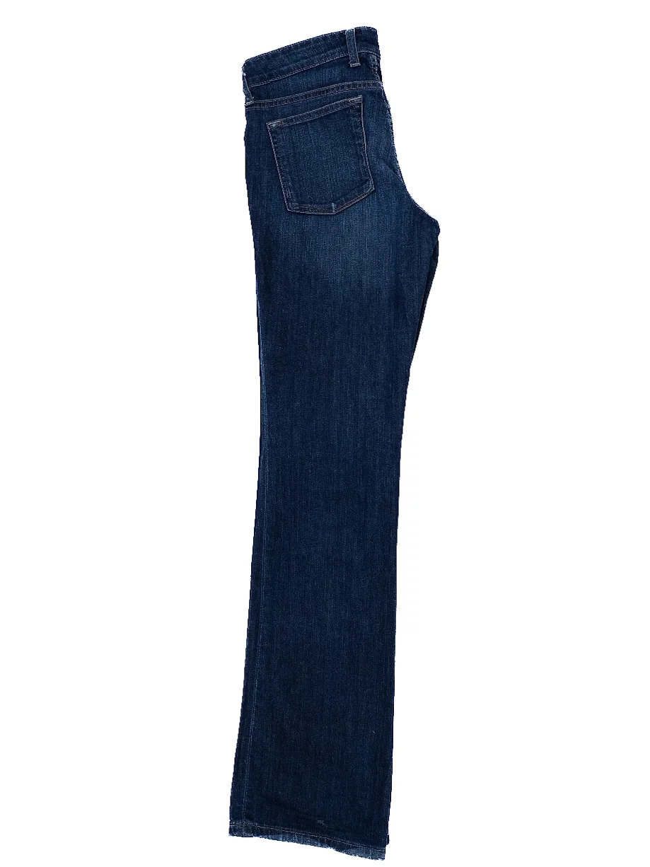 Banana Republic Blue Cotton Tapered Jeans — 3