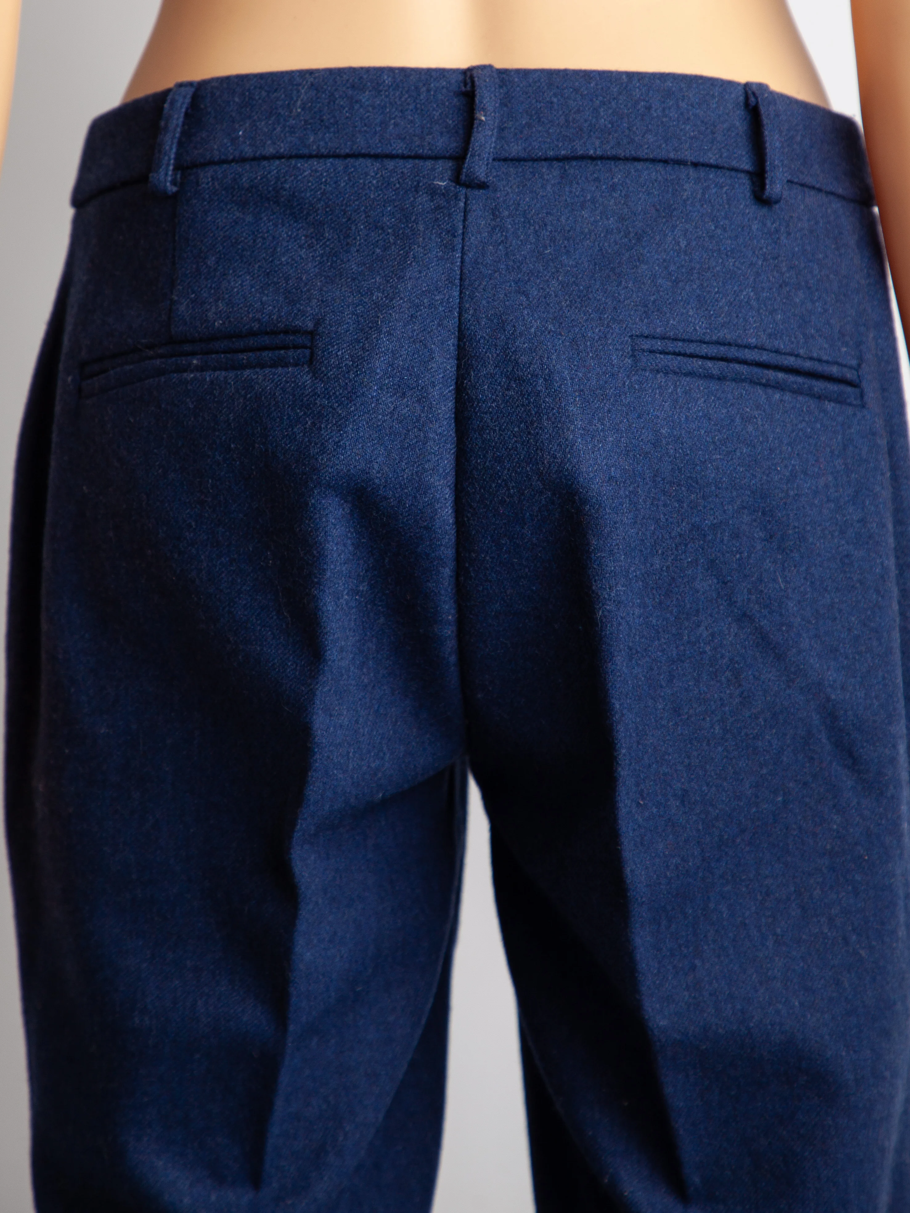 TWINSET Blue Polyester Casual Trousers — 3