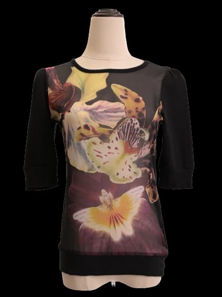 Ted Baker Black Cotton T-Shirt — photo 1