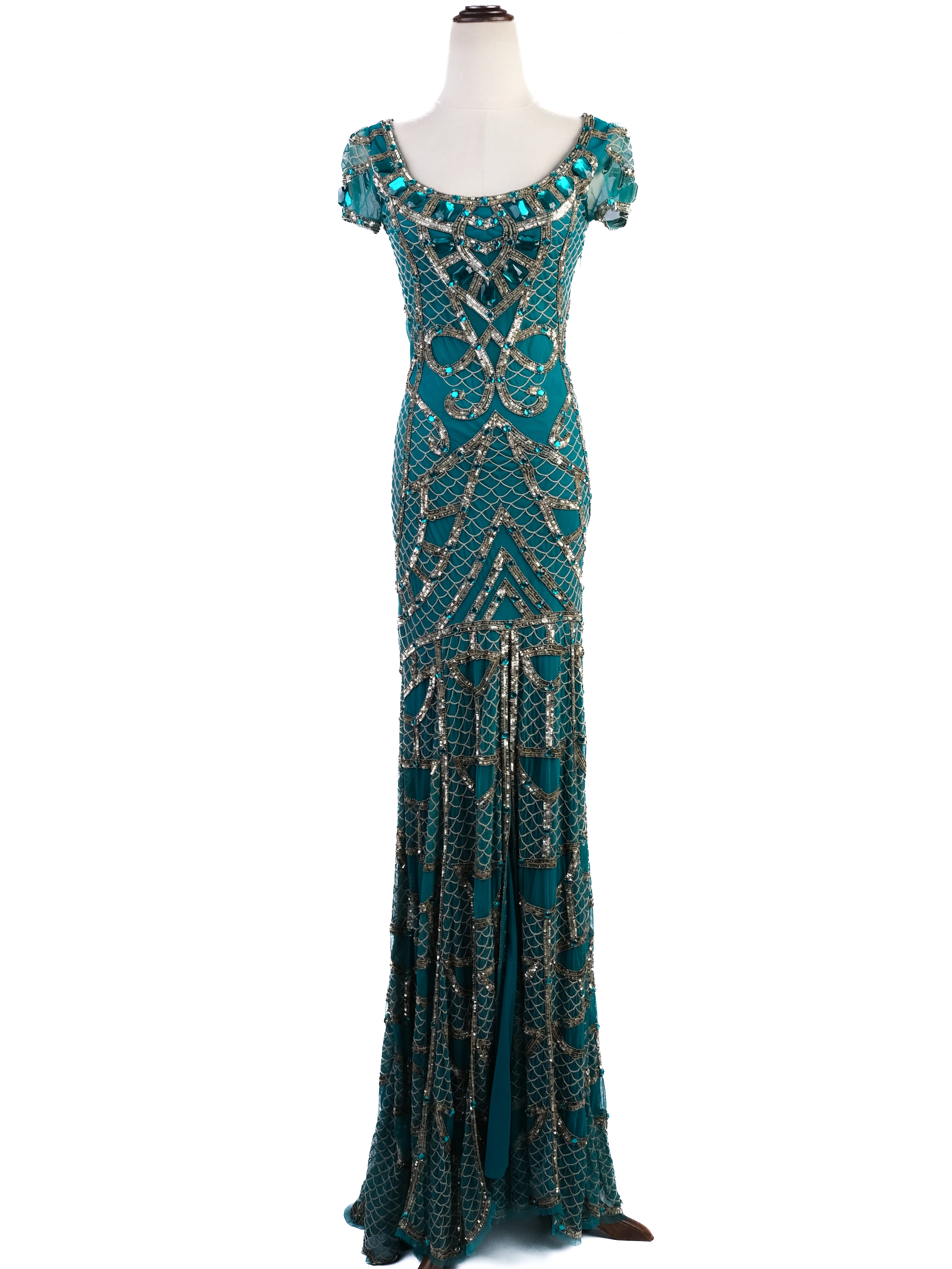 Temperley London Green Nylon Evening — 3