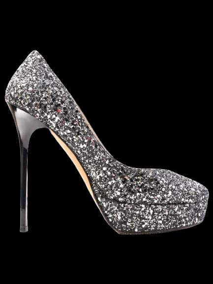 Jimmy Choo Gray Leather Pumps — photo 1